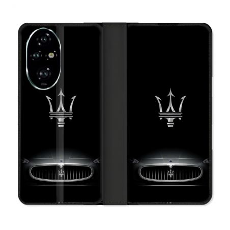 Housse cuir portefeuille Pour Honor 200 Pro 5G Maserati
