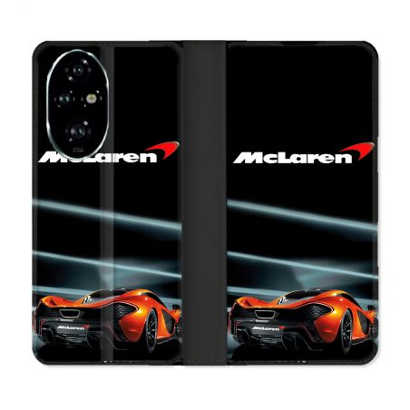 Housse cuir portefeuille Pour Honor 200 Pro 5G Mc Laren