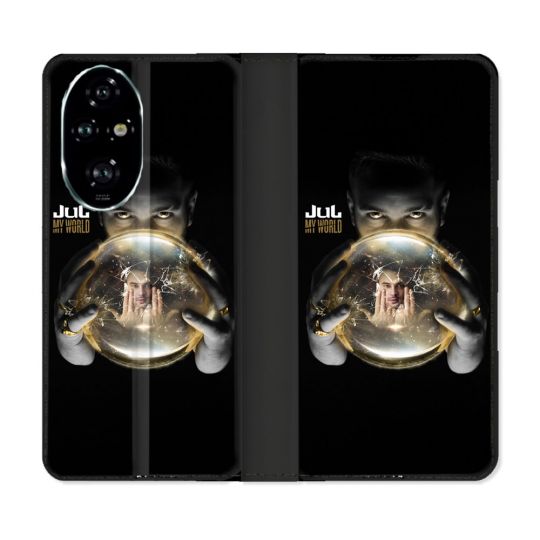 Housse cuir portefeuille Pour Honor 200 Pro 5G Musique Jul Affiche