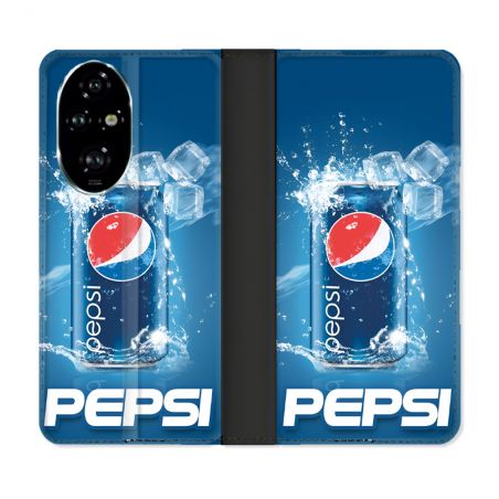 Housse cuir portefeuille Pour Honor 200 Pro 5G Pepsi