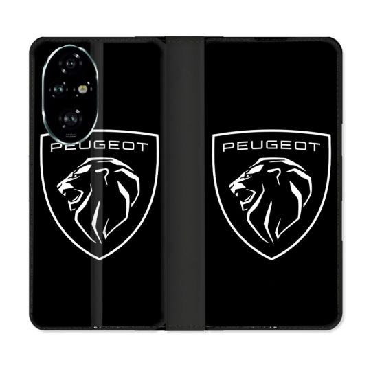 Housse cuir portefeuille Pour Honor 200 Pro 5G Peugeot