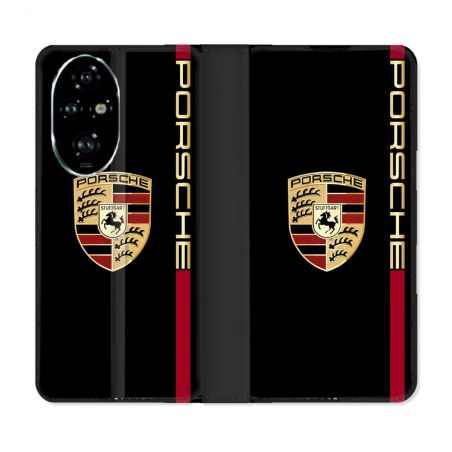 Housse cuir portefeuille Pour Honor 200 Pro 5G Porsche Line