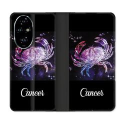 Housse cuir portefeuille Pour Honor 200 Pro 5G Signe Zodiaque 2 Cancer