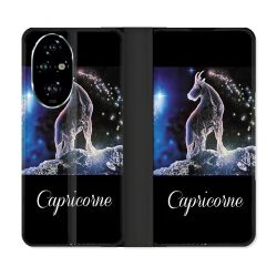 Housse cuir portefeuille Pour Honor 200 Pro 5G Signe Zodiaque 2 Capricorne
