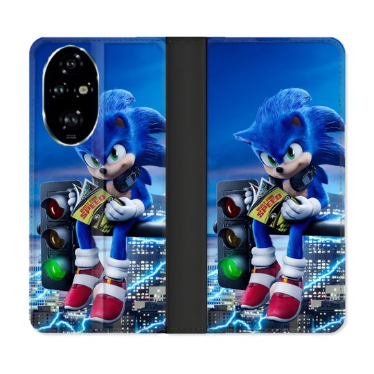 Housse cuir portefeuille Pour Honor 200 Pro 5G Sonic