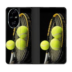 Housse cuir portefeuille Pour Honor 200 Pro 5G Sport Tennis Balls