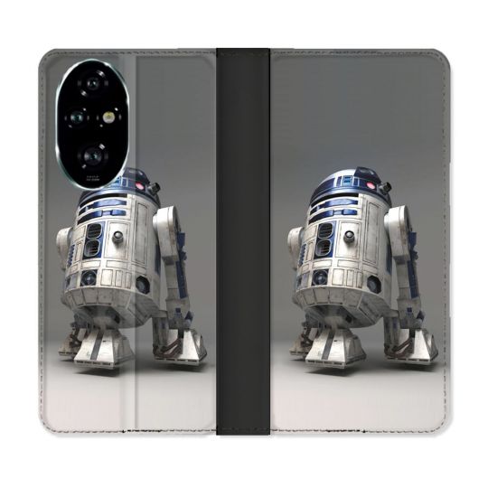 Housse cuir portefeuille Pour Honor 200 Pro 5G Star Wars - R2D2