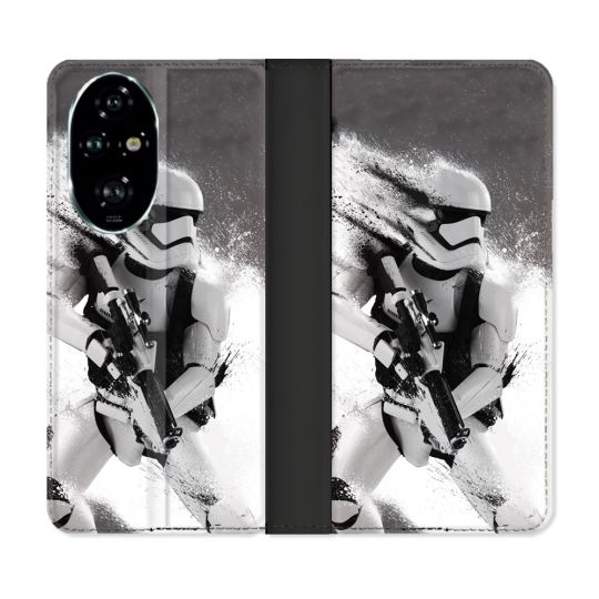 Housse cuir portefeuille Pour Honor 200 Pro 5G Star Wars - Trooper