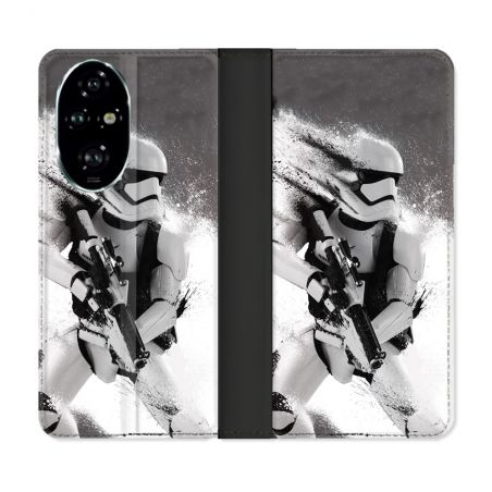 Housse cuir portefeuille Pour Honor 200 Pro 5G Star Wars - Trooper