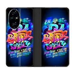 Housse cuir portefeuille Pour Honor 200 Pro 5G Street Art Rap
