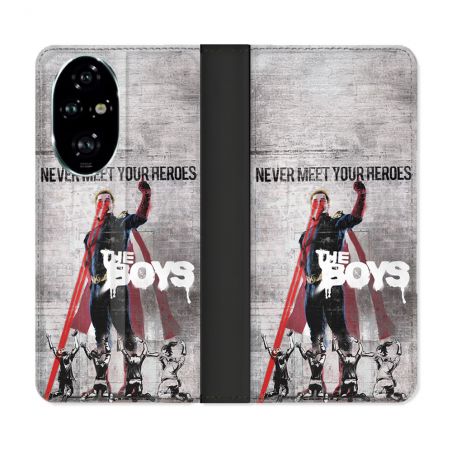 Housse cuir portefeuille Pour Honor 200 Pro 5G The Boys Affiche