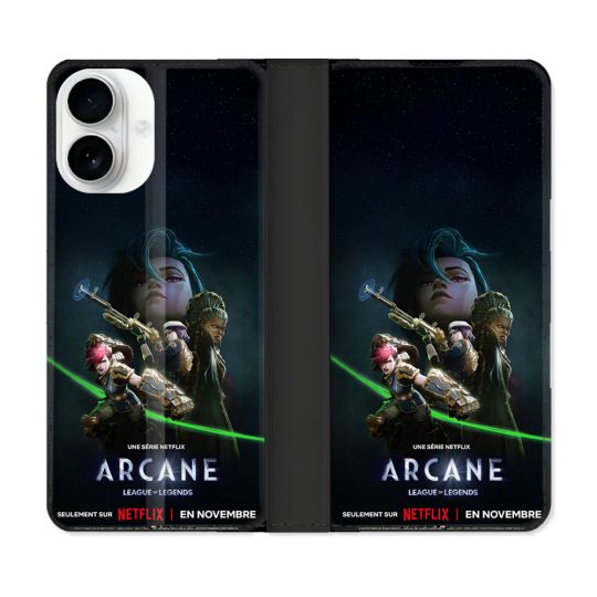 Housse cuir portefeuille Pour Iphone 17 Arcane Affiche