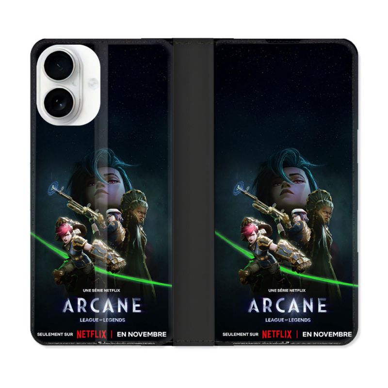 Housse cuir portefeuille Pour Iphone 17 Arcane Affiche