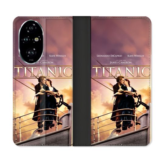 Housse cuir portefeuille Pour Honor 200 Pro 5G Titanic