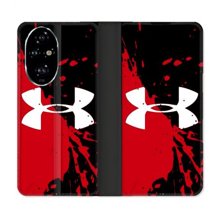 Housse cuir portefeuille Pour Honor 200 Pro 5G Under Armour