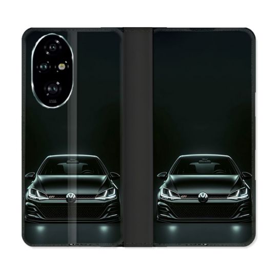 Housse cuir portefeuille Pour Honor 200 Pro 5G Volkwagen Golf GTI