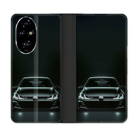 Housse cuir portefeuille Pour Honor 200 Pro 5G Volkwagen Golf GTI