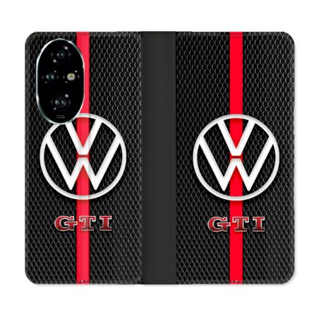 Housse cuir portefeuille Pour Honor 200 Pro 5G Volkwagen Line