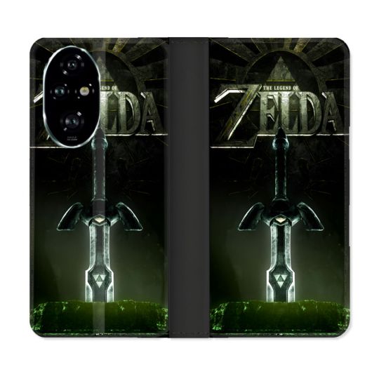 Housse cuir portefeuille Pour Honor 200 Pro 5G Zelda