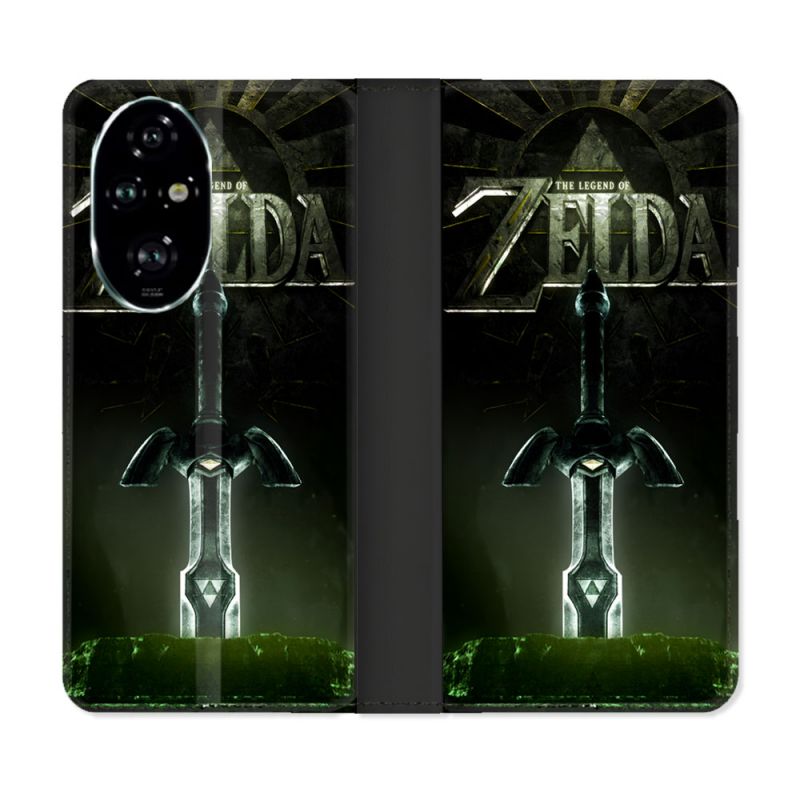 Housse cuir portefeuille Pour Honor 200 Pro 5G Zelda