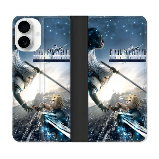 Housse cuir portefeuille Pour Iphone 17 Final Fantaisy