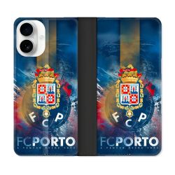 Housse cuir portefeuille Pour Iphone 17 Foot FC Porto