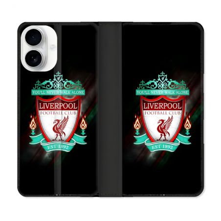 Housse cuir portefeuille Pour Iphone 17 Foot Liverpool
