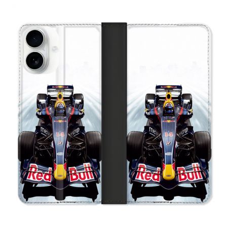 Housse cuir portefeuille Pour Iphone 17 Formule 1 F1 Red Bull