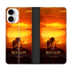Housse cuir portefeuille Pour Iphone 17 Le Roi Lion Affiche