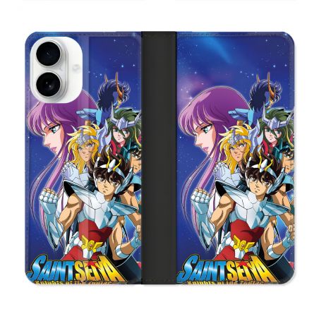 Housse cuir portefeuille Pour Iphone 17 Les Chevaliers Du Zodiaque