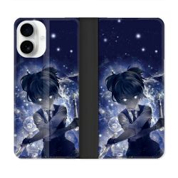 Housse cuir portefeuille Pour Iphone 17 Manga Assassination Classroom Nagisa