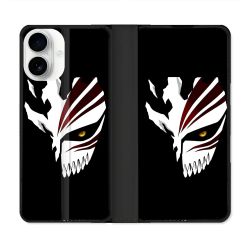 Housse cuir portefeuille Pour Iphone 17 Manga Bleach Masque