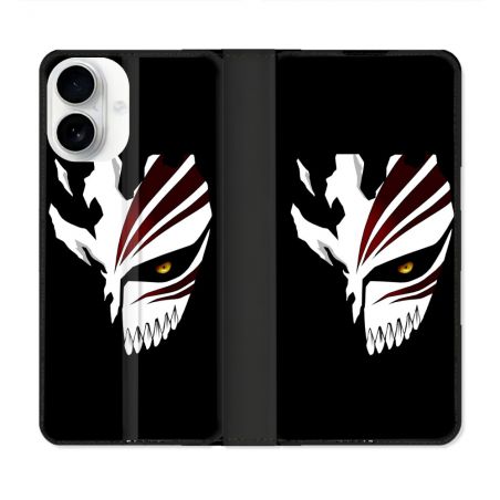 Housse cuir portefeuille Pour Iphone 17 Manga Bleach Masque