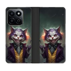 Housse cuir portefeuille Pour Honor 200 Smart 5G Animal Chat Joker