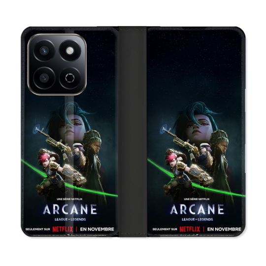 Housse cuir portefeuille Pour Honor 200 Smart 5G Arcane Affiche