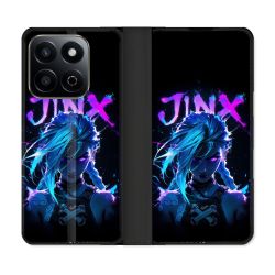 Housse cuir portefeuille Pour Honor 200 Smart 5G Arcane Jinx Night