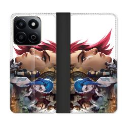 Housse cuir portefeuille Pour Honor 200 Smart 5G Arcane Jinx Sœur