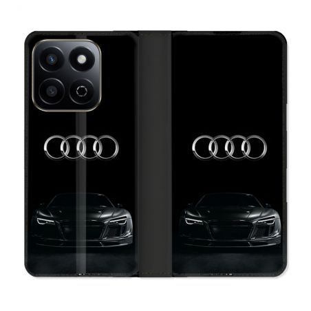 Housse cuir portefeuille Pour Honor 200 Smart 5G Audi