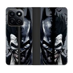 Housse cuir portefeuille Pour Honor 200 Smart 5G Batman Joker