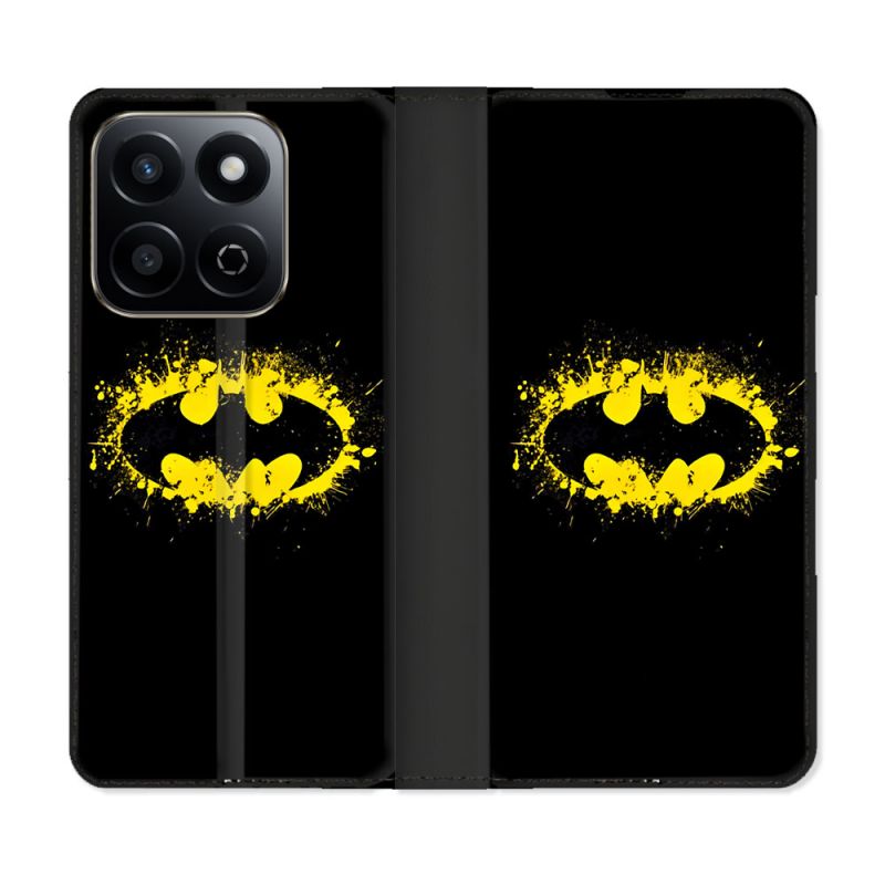 Housse cuir portefeuille Pour Honor 200 Smart 5G Batman Logo