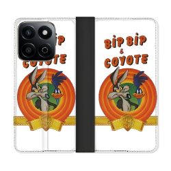 Housse cuir portefeuille Pour Honor 200 Smart 5G Bip Bip Coyote