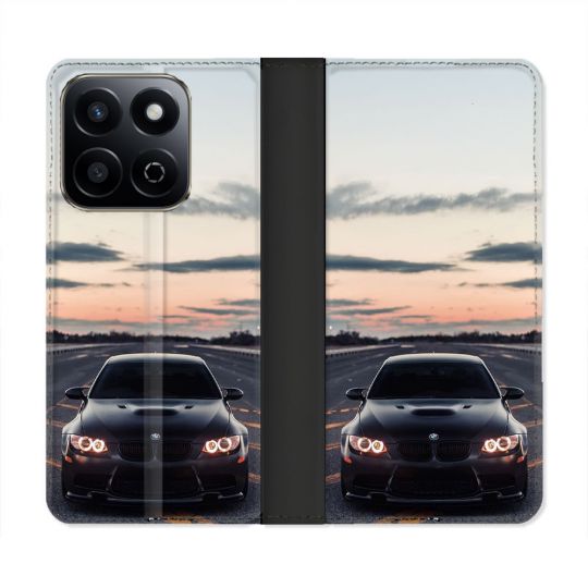 Housse cuir portefeuille Pour Honor 200 Smart 5G BMW Serie