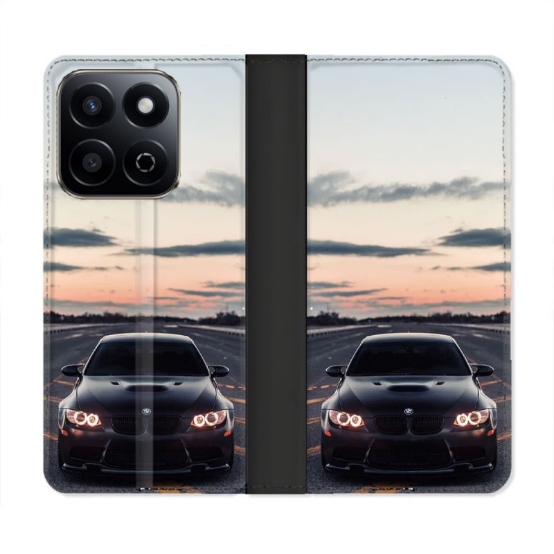 Housse cuir portefeuille Pour Honor 200 Smart 5G BMW Serie