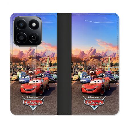 Housse cuir portefeuille Pour Honor 200 Smart 5G Cars Affiche