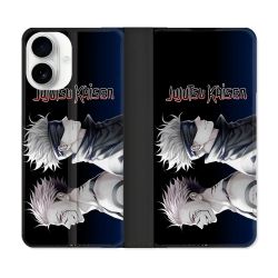 Housse cuir portefeuille Pour Iphone 17 Manga Jujutsu Kaisen