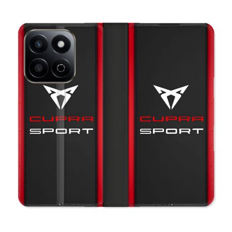 Housse cuir portefeuille Pour Honor 200 Smart 5G Cupra