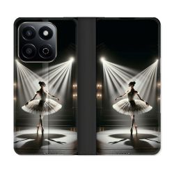 Housse cuir portefeuille Pour Honor 200 Smart 5G Danseuse Lumière