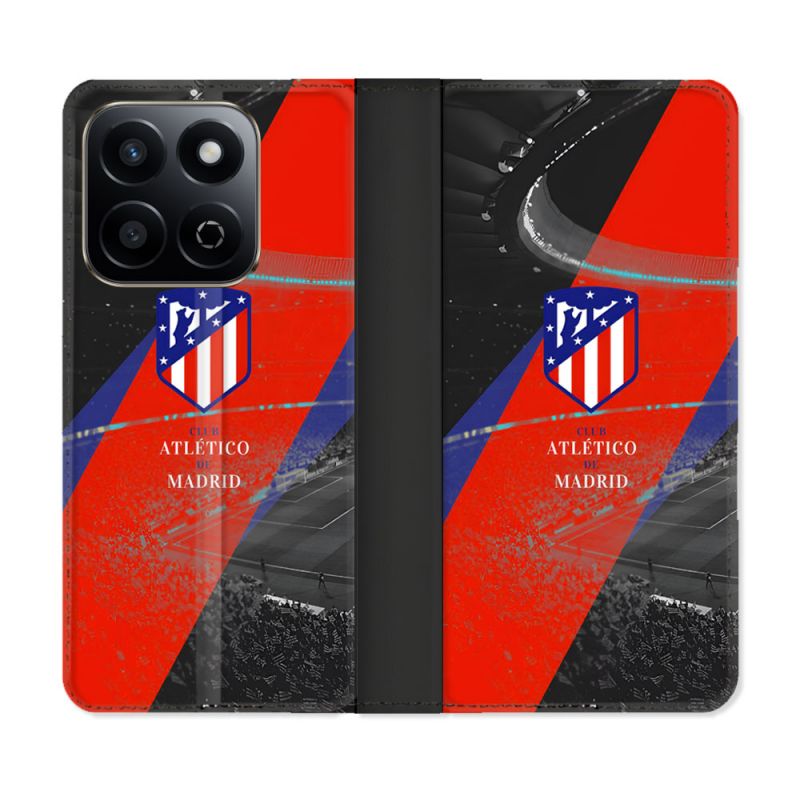 Housse cuir portefeuille Pour Honor 200 Smart 5G Foot Athletico Madrid