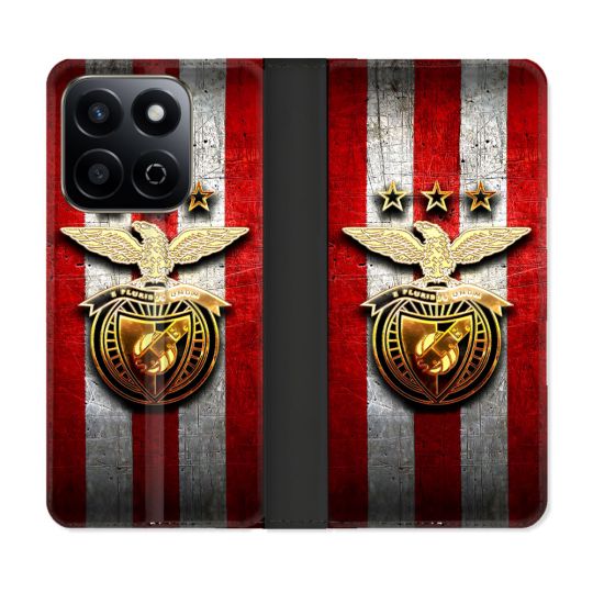 Housse cuir portefeuille Pour Honor 200 Smart 5G Foot Benfica