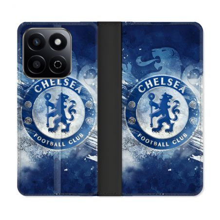 Housse cuir portefeuille Pour Honor 200 Smart 5G Foot Chelsea